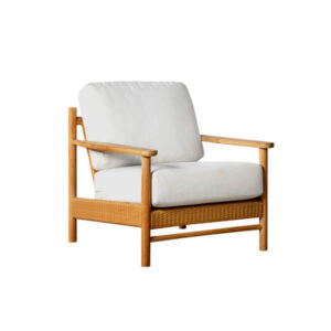 Retro Rattan Lounge Chair