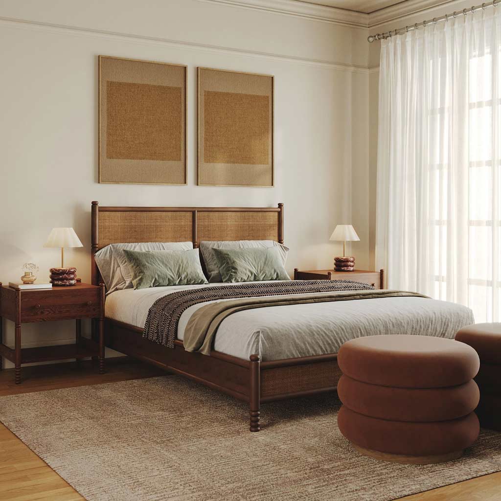 Adriana Heritage Cane Bed