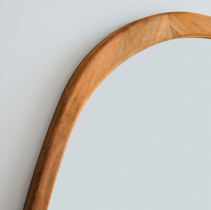 Aurora Pebble Mirror Frame - Gambar 2