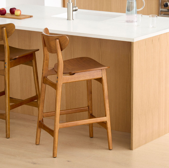Bar Stool Norrvik Walnut