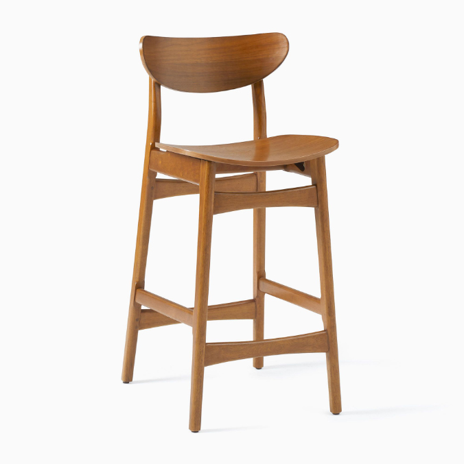 Bar Stool Norrvik Walnut - Gambar 3