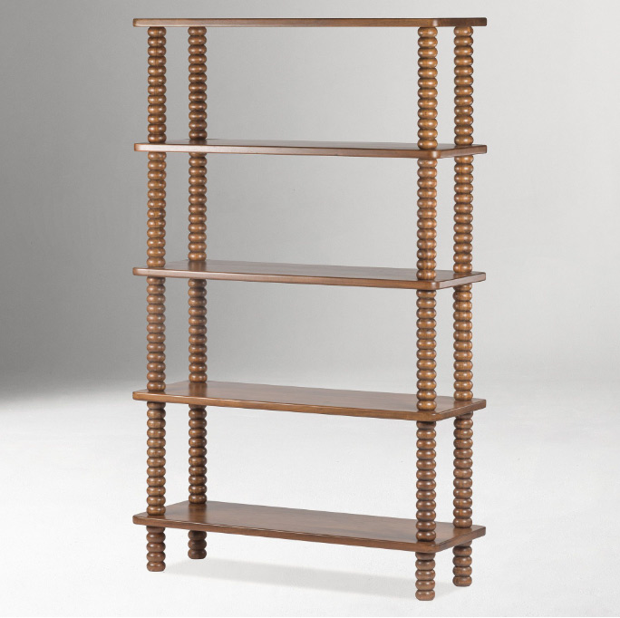 Bellwood Spindle Bookshelf - Gambar 2