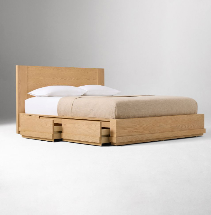 Everton Storage Platform Bed - Gambar 4