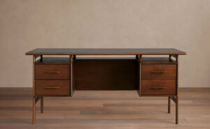 Meja Kerja Aruna Walnut