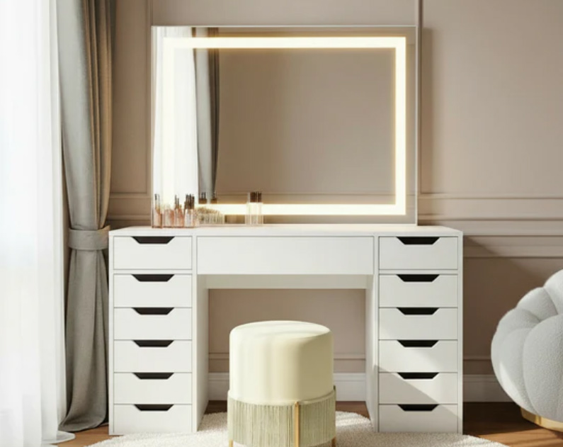 Meja Rias Cantika Putih 2