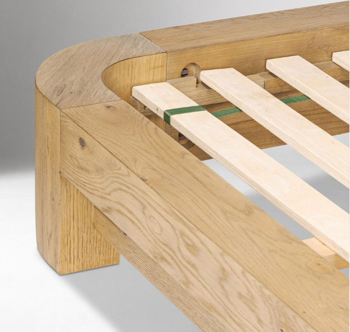 Monterra Leather Wood Bed - Gambar 7