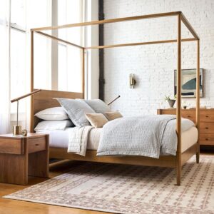 noir canopy bed