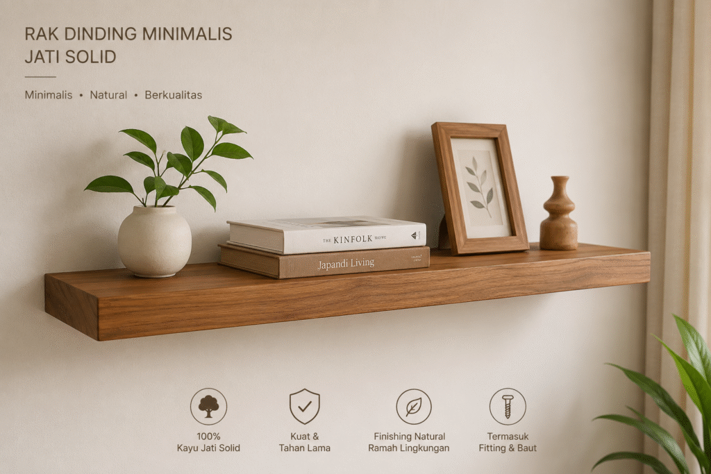 rak dinding minimalis