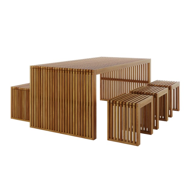Meja Outdoor Loka 2